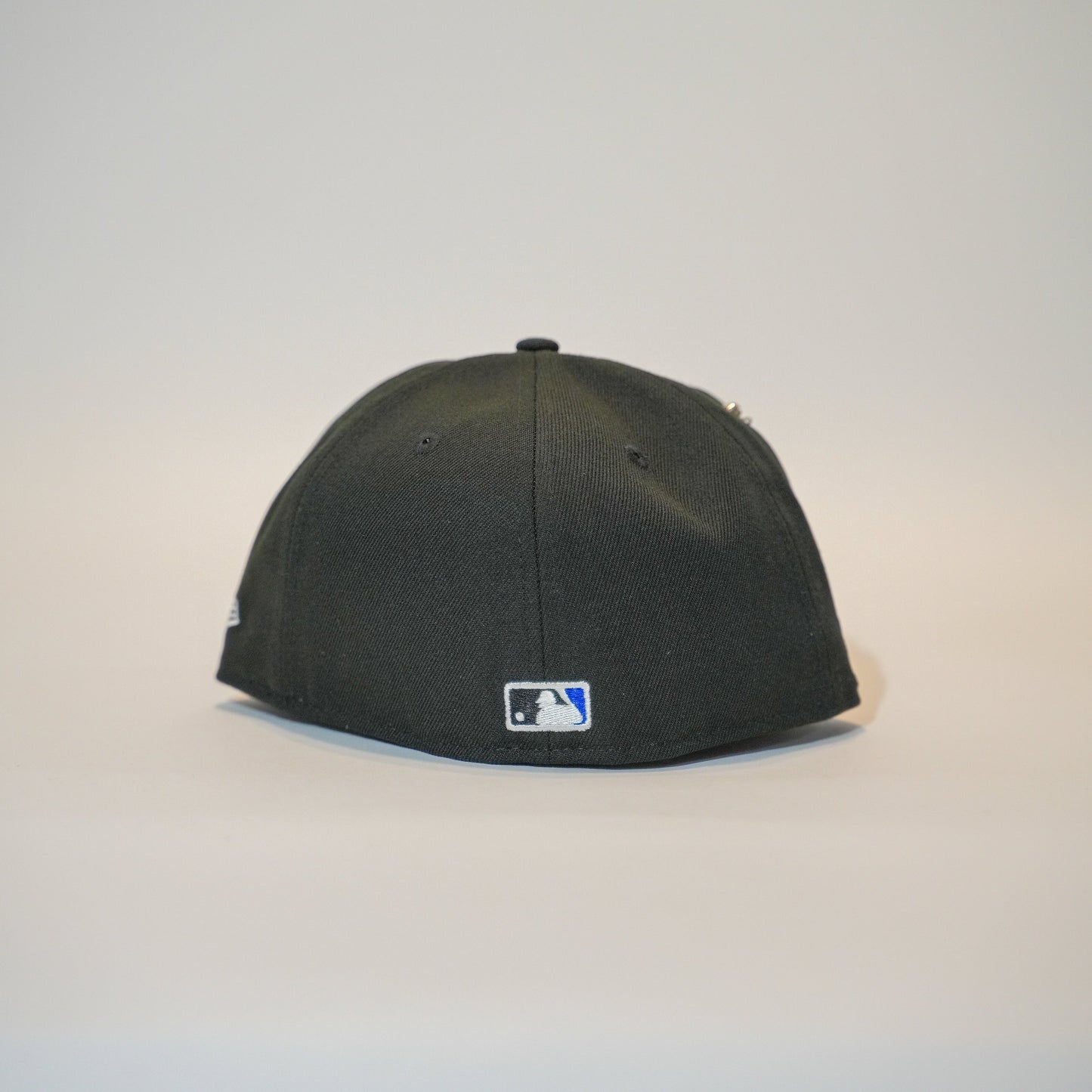 NEW ERA EXCLUSIVE 59FIFTY BLACK LOS ANGELES DODGERS W/ 60TH ANNIVERSARY SIDE PATCH