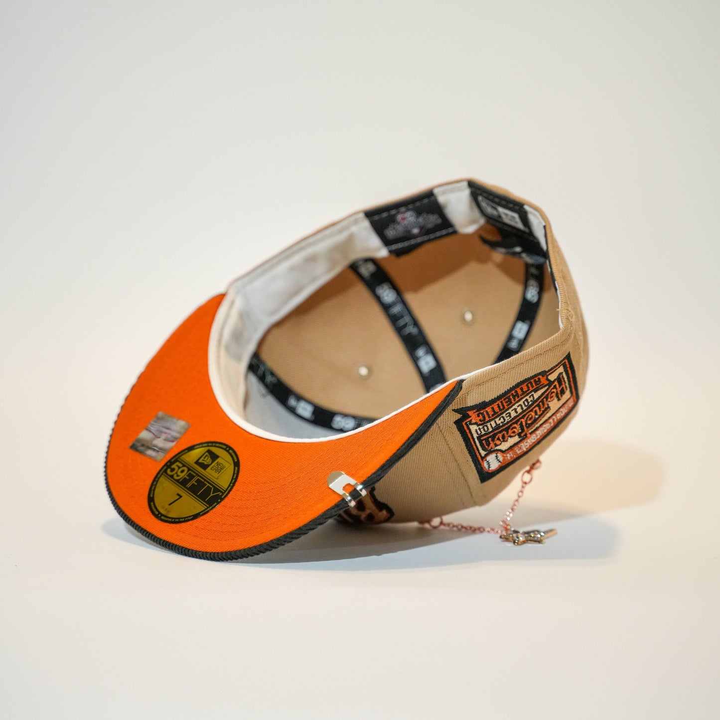 NEW ERA EXCLUSIVE 59FIFTY CAMEL CORDUROY BUFFALO BISONS W/ HOMETOWN COLLECTION SIDE PATCH