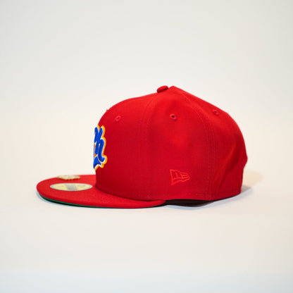 NEW ERA EXCLUSIVE 59FIFTY RED CHARROS DE JALISCO