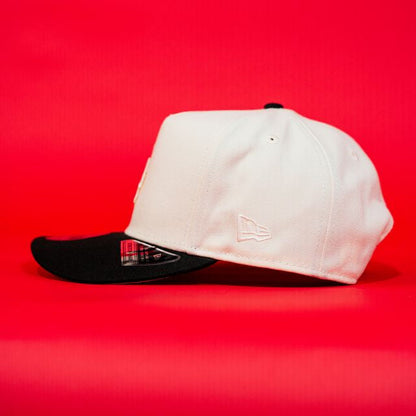 NEW ERA EXCLUSIVE 9FIFTY A-FRAME CHROME/ BLACK LOS ANGELES DODGERS W/ DODGER STADIUM SIDE PATCH