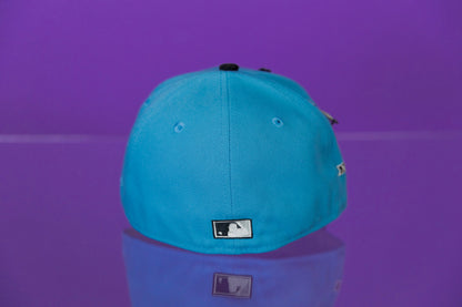 NEW ERA EXCLUSIVE 59FIFTY ICY BLUE/CORDUROY LOS ANGELES DODGERS W/ 50TH ANNIVERSARY SIDE PATCH