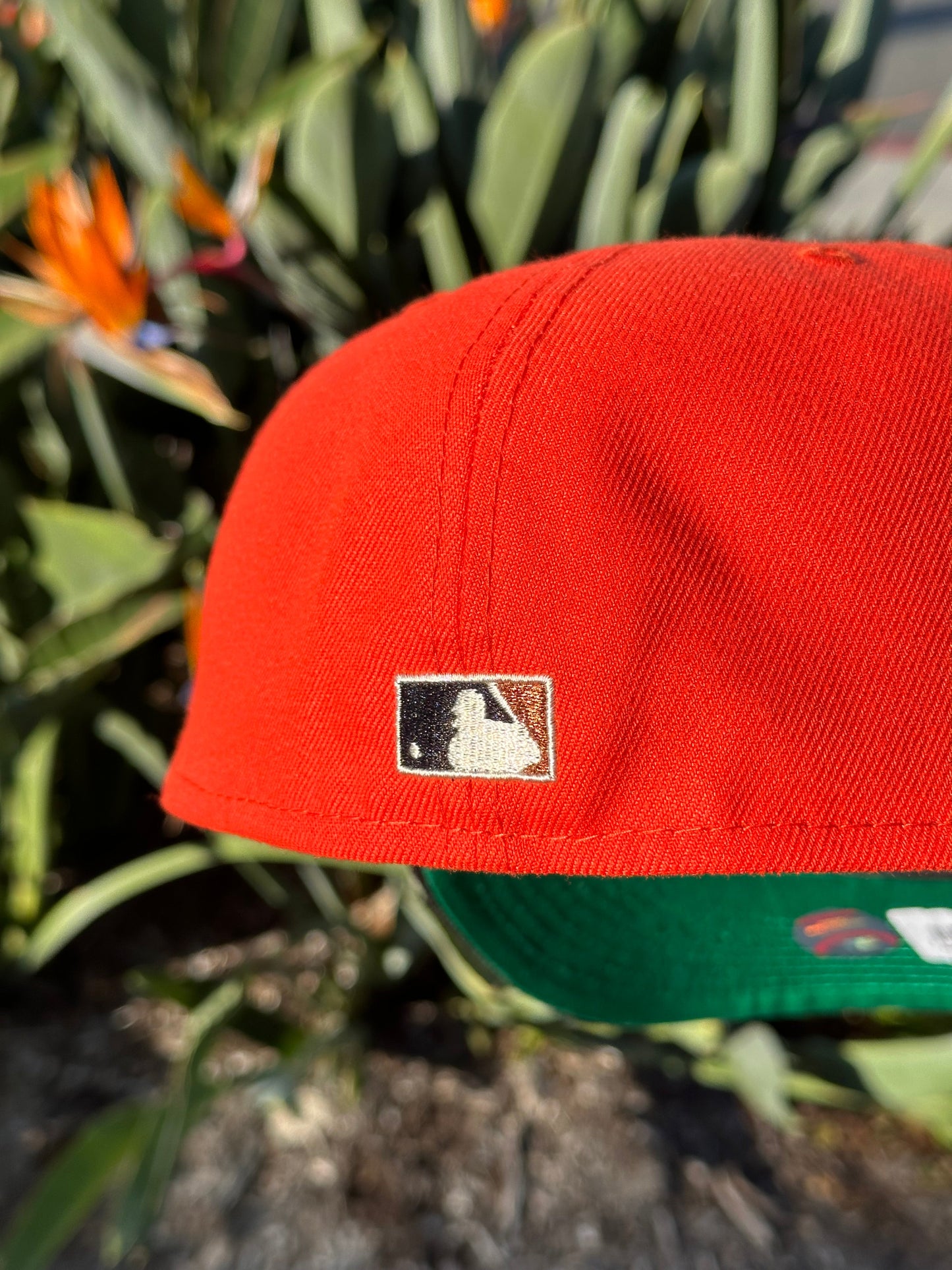 NEW ERA EXCLUSIVE 59FIFTY NEON ORANGE/BLACK ARIZONA DIAMONDBACKS SCRIPT W/ "AZ DIAMONDBACKS" PATCH