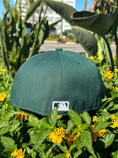 NEW ERA EXCLUSIVE NEW ERA 59FIFTY DARK GREEN MILWAUKEE BREWERS