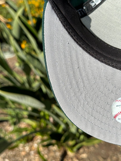 NEW ERA EXCLUSIVE NEW ERA 59FIFTY DARK GREEN MILWAUKEE BREWERS