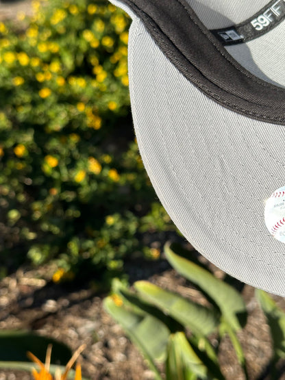 NEW ERA EXCLUSIVE 59FIFTY SMOKE GREY LOS ANGELES DODGERS