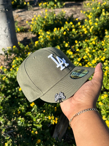 NEW ERA EXCLUSIVE 59FIFTY OLIVE LOS ANGELES DODGERS