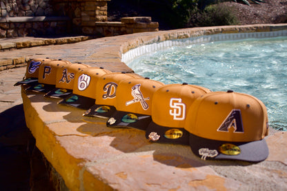 NEW ERA EXCLUSIVE 59FIFTY TAN/GREY LOS ANGELES DODGERS 2TONE COLOR PACK