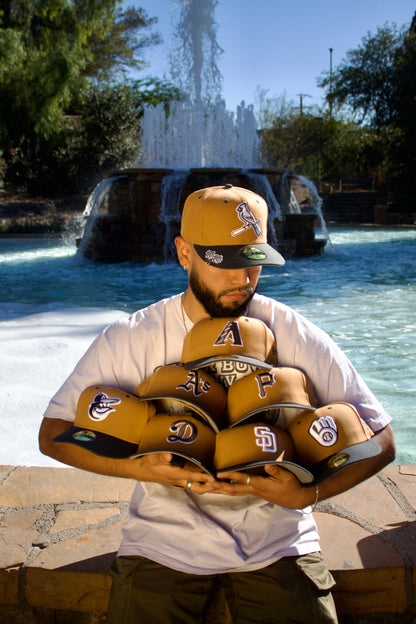 NEW ERA EXCLUSIVE 59FIFTY TAN/GREY ARIZONA DIAMONDBACKS 2TONE COLOR PACK
