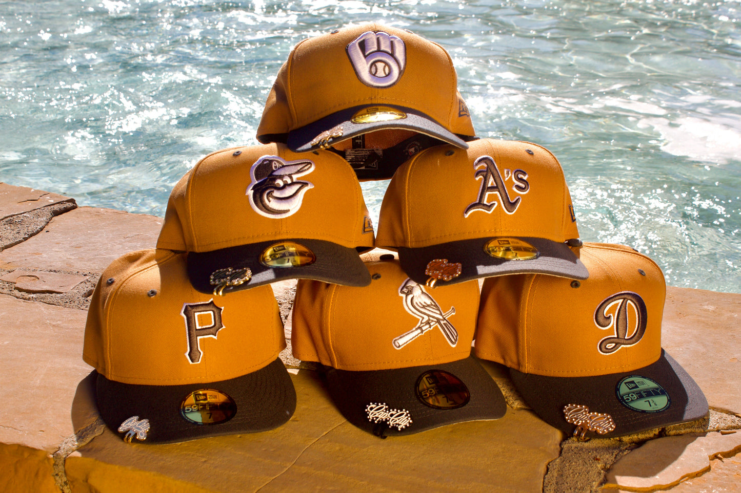 NEW ERA EXCLUSIVE 59FIFTY TAN/GREY ST LOUIS CARDINALS 2TONE COLOR PACK