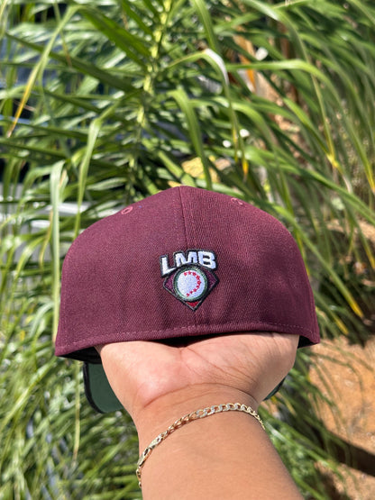 NEW ERA EXCLUSIVE 59FIFTY BURGUNDY/CORDUROY TOROS DE TIJUANA TWO TONE