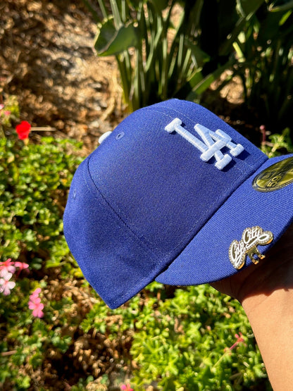 NEW ERA EXCLUSIVE 59FIFTY BLUE LOS ANGELES DODGERS