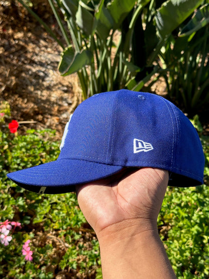NEW ERA EXCLUSIVE 59FIFTY BLUE LOS ANGELES DODGERS