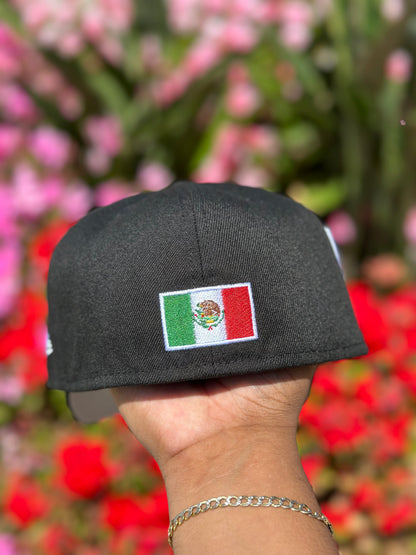 NEW ERA EXCLUSIVE 59FIFTY BLACK "CLUB MONTERREY" W/ CLUB DE FUTBOL MONTERREY SIDE PATCH