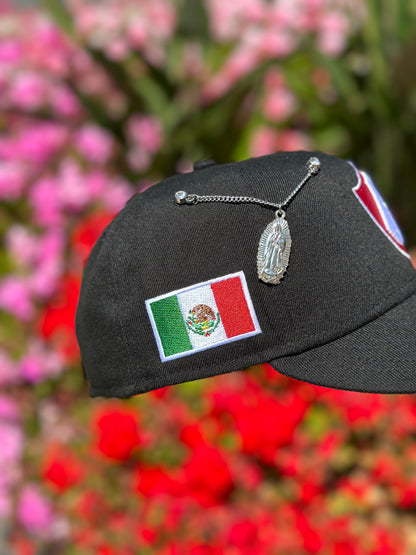 NEW ERA EXCLUSIVE 59FIFTY BLACK "ATLAS DE GUADALAJARA" W/ MEXICO FLAG SIDE PATCH