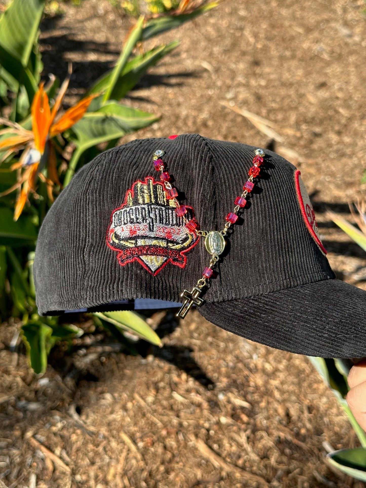 NEW ERA EXCLUSIVE 59FIFTY CORDUROY LOS ANGELES DODGERS W/ 40TH ANNIVERSARY SIDE PATCH