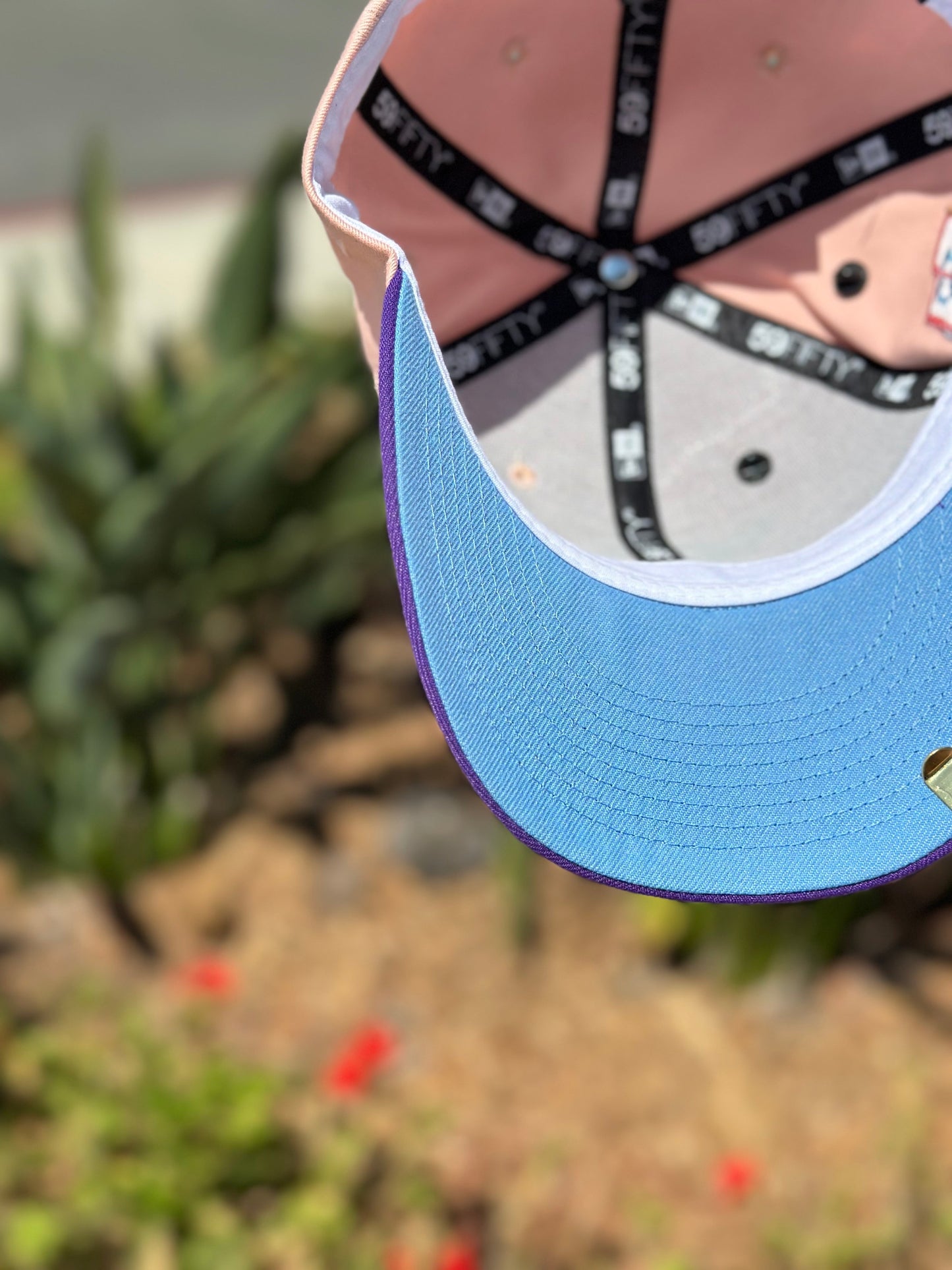 NEW ERA EXCLUSIVE 59FIFTY BLUSH/PURPLE PITTSBURGH PIRATES W/ 1959 ALL STAR GAME PATCH