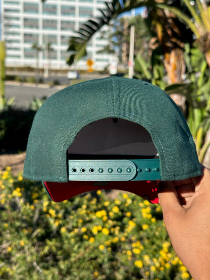 NEW ERA EXCLUSIVE 9FIFTY A-FRAME FOREST GREEN CHICAGO WHITE SOX W/ 2005 WORLD SERIES SIDE PATCH