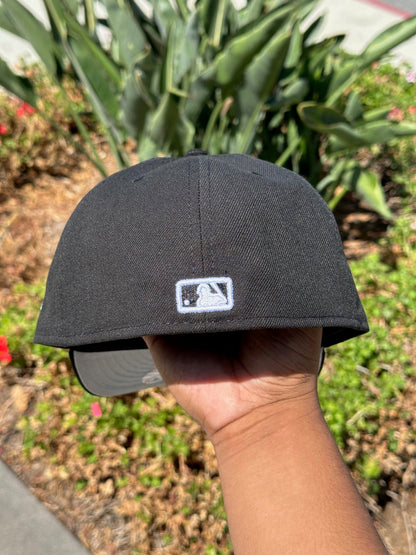 NEW ERA EXCLUSIVE 59FIFTY BLACK WASHINGTON NATIONALS