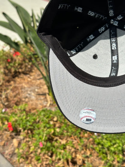 NEW ERA EXCLUSIVE 59FIFTY BLACK WASHINGTON NATIONALS