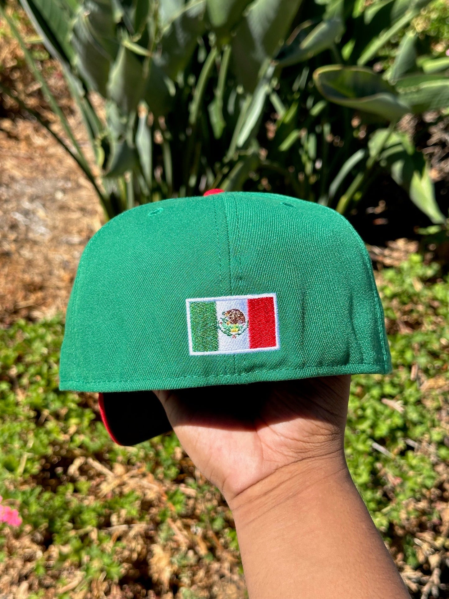 NEW ERA EXCLUSIVE 59FIFTY GREEN/RED MEXICO TWO TONE