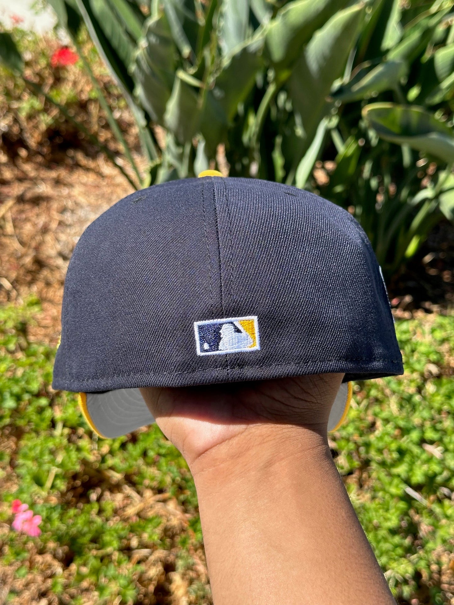 NEW ERA EXCLUSIVE 59FIFTY NAVY/YELLOW PHILADELPHIA PHILLIES W/ 1996 ALL STAR GAME PATCH