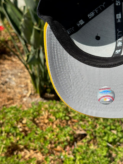 NEW ERA EXCLUSIVE 59FIFTY NAVY/YELLOW PHILADELPHIA PHILLIES W/ 1996 ALL STAR GAME PATCH