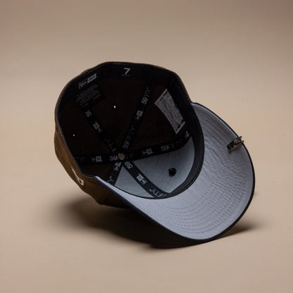 NEW ERA EXCLUSIVE 59FIFTY MOCHA/NAVY "CLUB MONTERREY" W/ CLUB DE FUTBOL MONTERREY SIDE PATCH