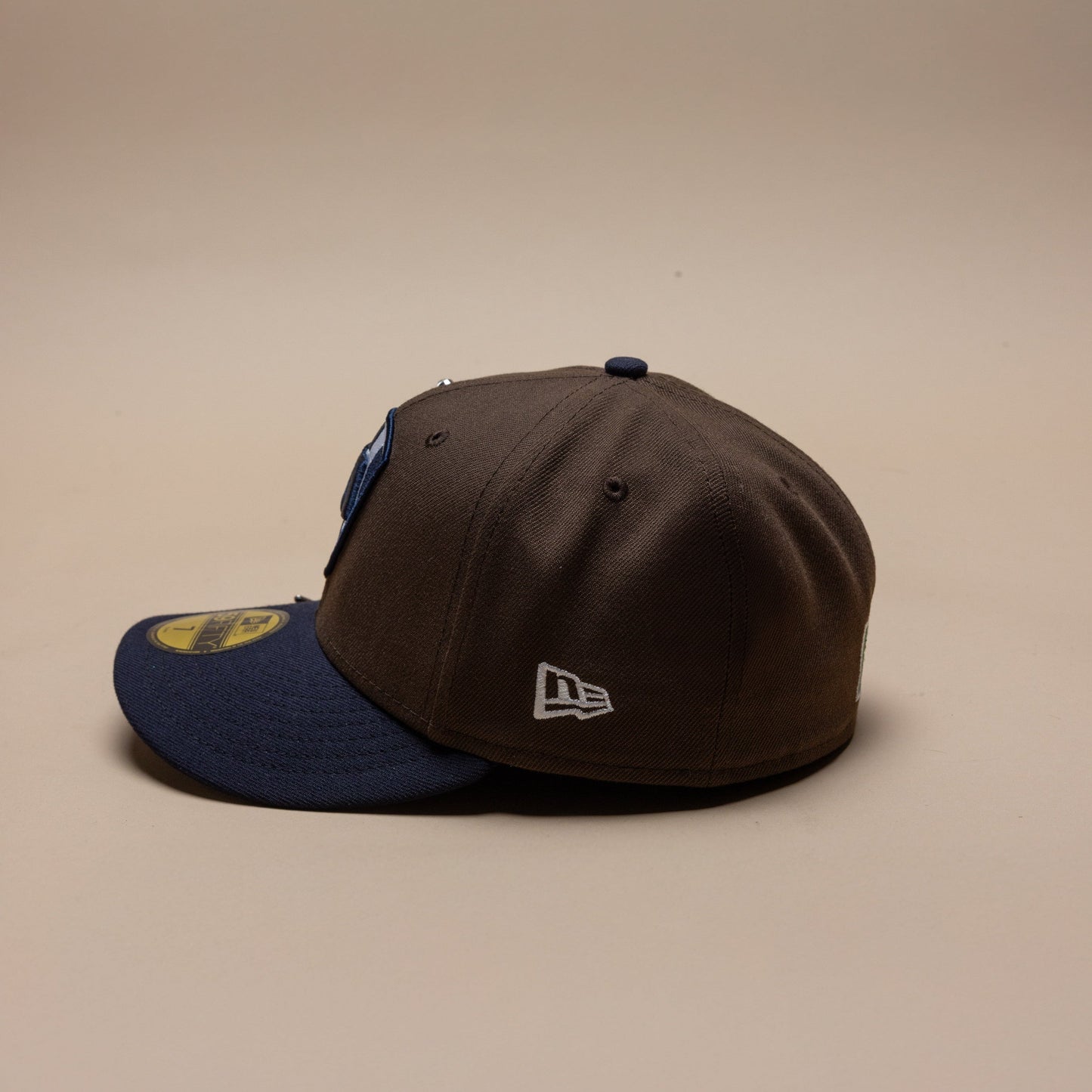 NEW ERA EXCLUSIVE 59FIFTY MOCHA/NAVY "CLUB MONTERREY" W/ CLUB DE FUTBOL MONTERREY SIDE PATCH