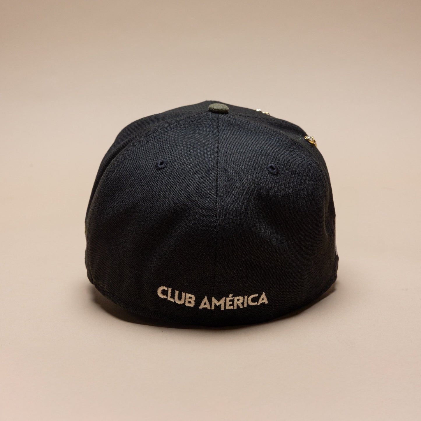 NEW ERA EXCLUSIVE 59FIFTY BLACK/OLIVE "CLUB AMERICA" W/ MEXICO FLAG SIDE PATCH