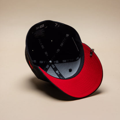 NEW ERA EXCLUSIVE 59FIFTY BLACK CAMO "ATLAS DE GUADALAJARA" W/ MEXICO FLAG SIDE PATCH