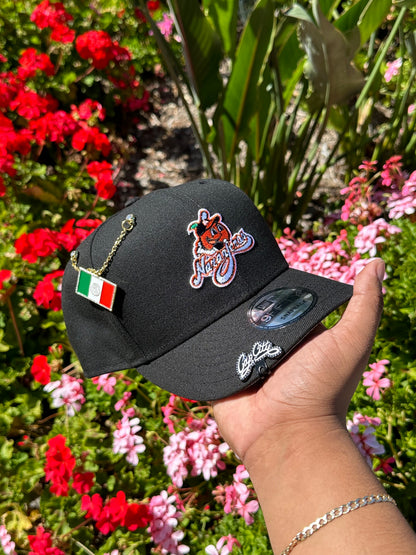 NEW ERA EXCLUSIVE 9FIFTY BLACK "NARANJEROS DE HERMOSILLO" SNAPBACK