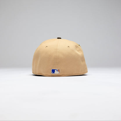 NEW ERA EXCLUSIVE 59FIFTY SOFT BLUSH/WALNUT TORONTO BLUEJAYS W/ 30TH SEASON SIDE PATCH