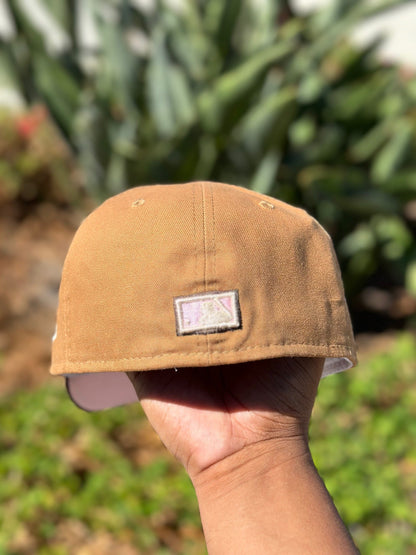 NEW ERA 59FIFTY TAN/WALNUT LOS ANGELES DODGERS W/ 1959 ALL STAR GAME SIDE PATCH