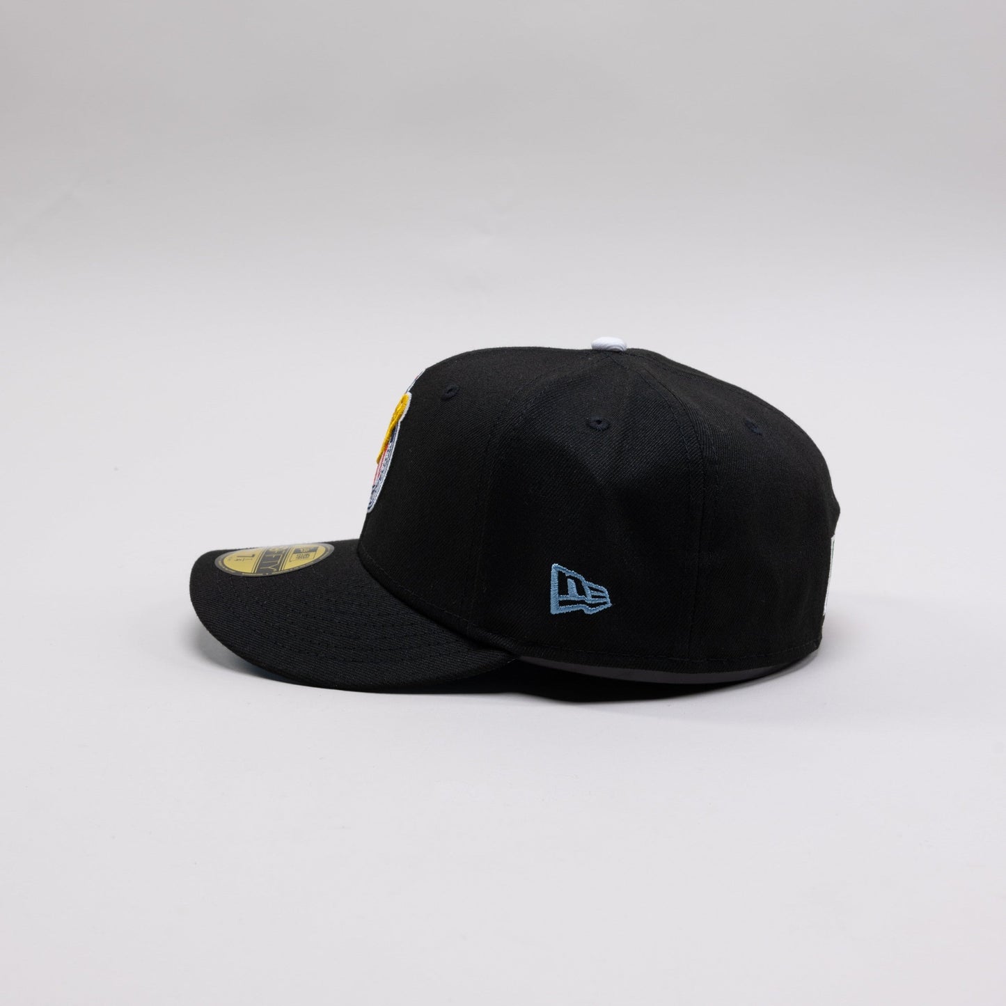 NEW ERA EXCLUSIVE 59FIFTY BLACK CHIVAS DE GUADALAJARA W/ 115TH ANIVERSARIO SIDE PATCH ICY UV