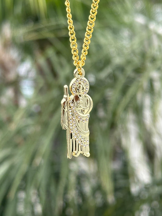 *NEW GOLD "SAN JUDAS TADEO" EXCLUSIVE CHAIN VERY LIMITED