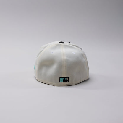 NEW ERA EXCLUSIVE 59FIFTY CHROME/ BLACK PHILADELPHIA PHILLIES W/ 1996 ALL STAR GAME SIDE PATCH