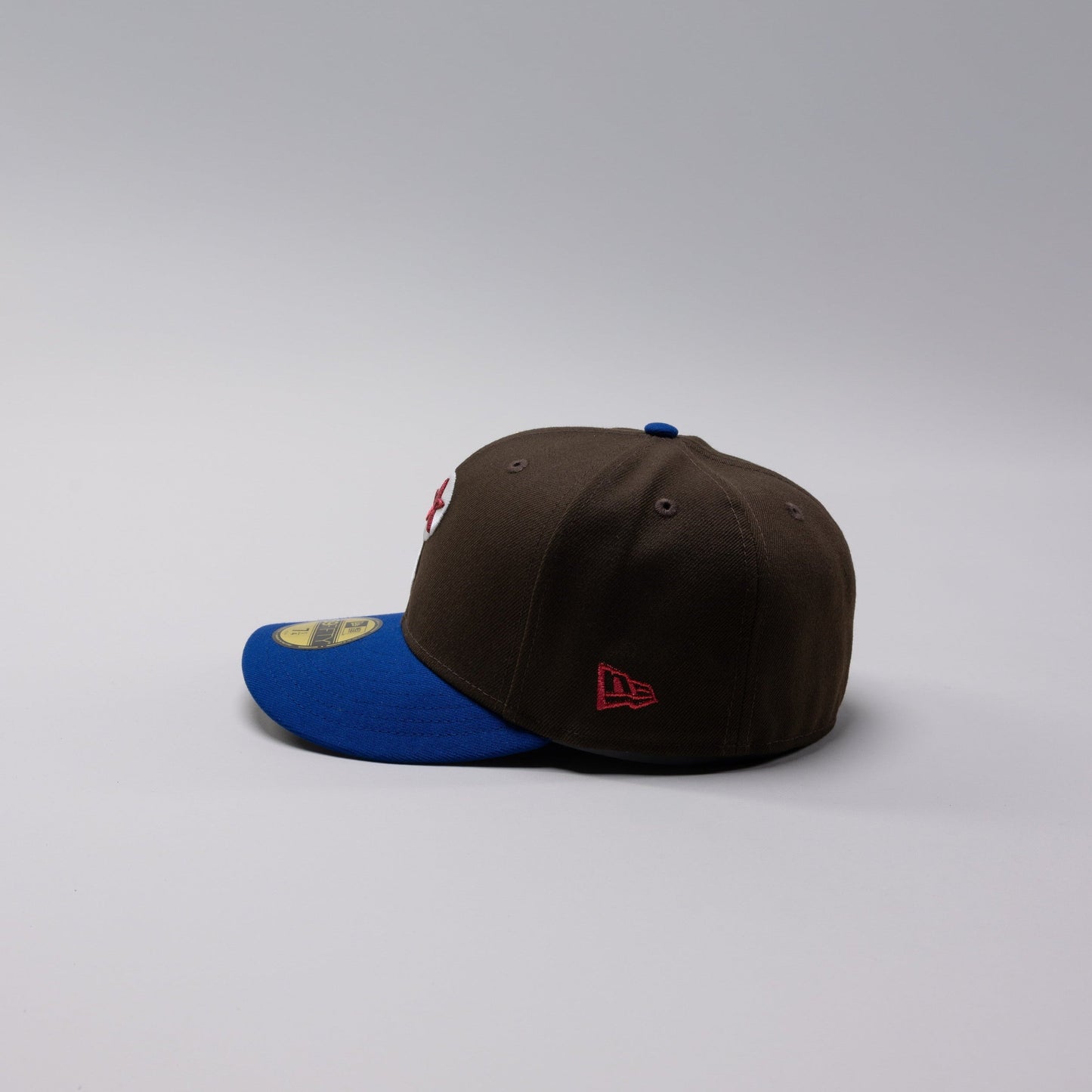 NEW ERA EXCLUSIVE 59FIFTY BROWN/BLUE PHILADELPHIA PHILLIES W/ 1996 ALL STAR GAME PATCH