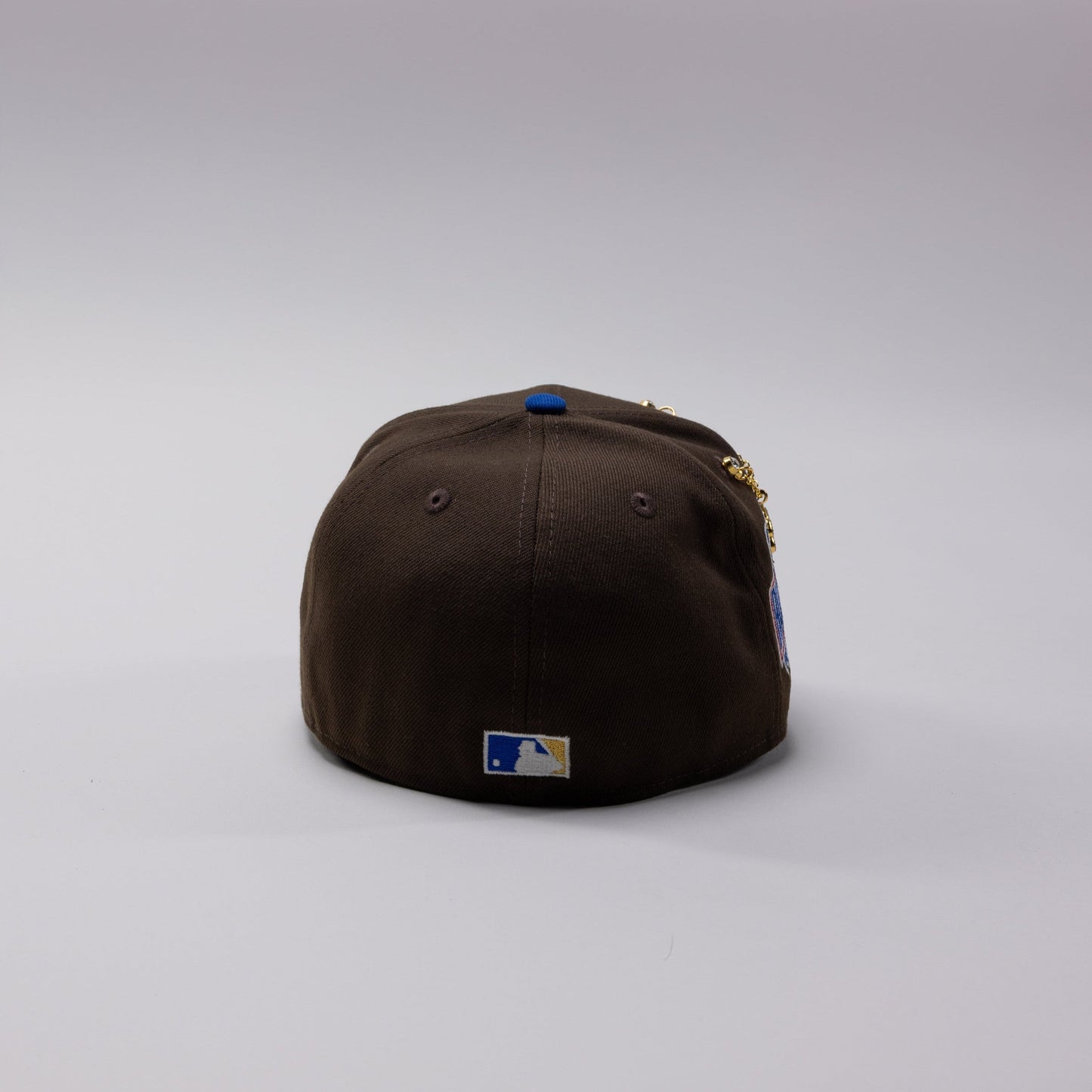 NEW ERA EXCLUSIVE 59FIFTY BROWN/BLUE PHILADELPHIA PHILLIES W/ 1996 ALL STAR GAME PATCH
