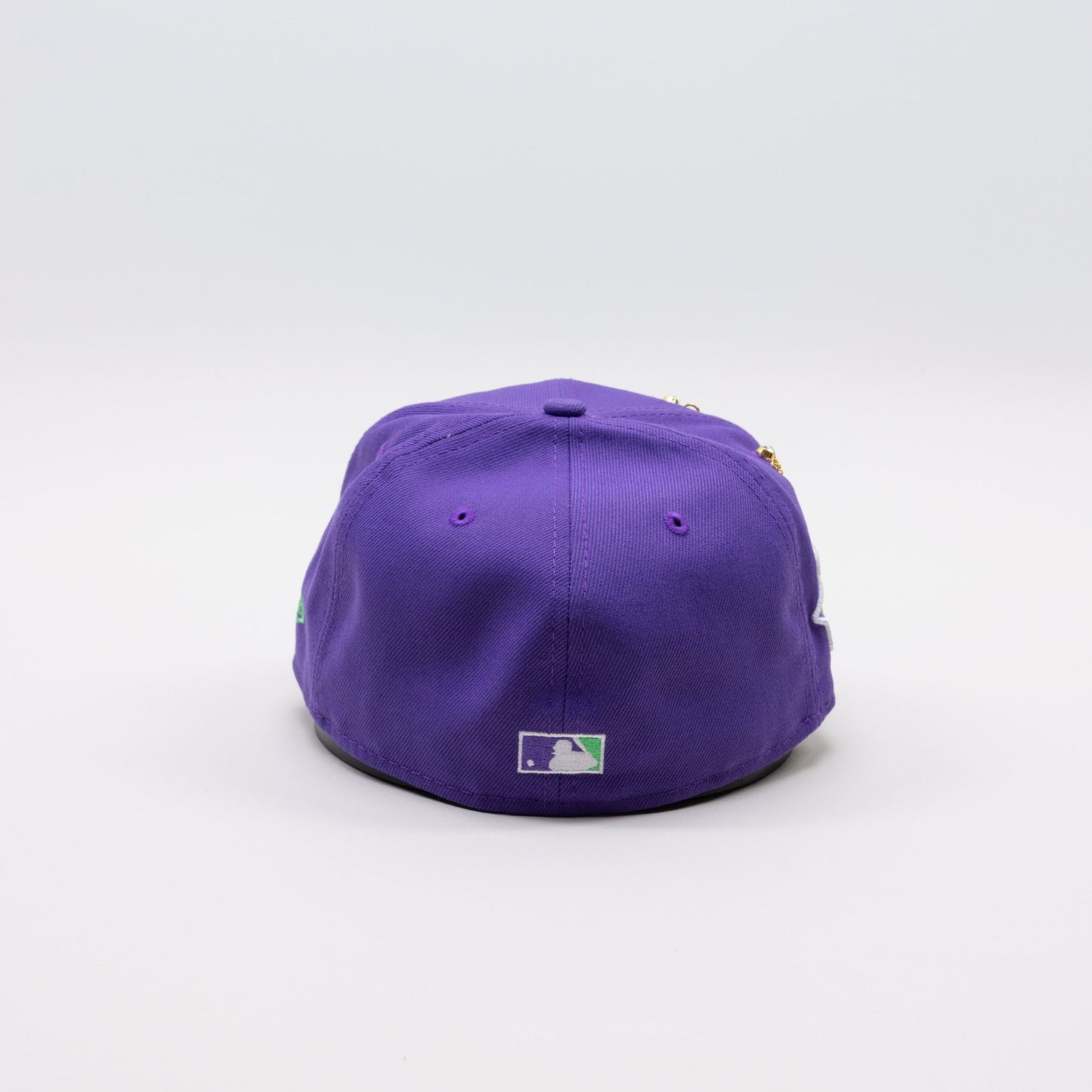 NEW ERA EXCLUSIVE 59FIFTY PURPLE TAMPA BAY DEVILRAYS W/ 10TH SEASON SIDE PATCH