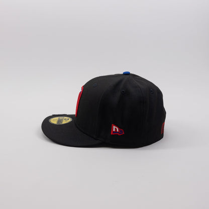 NEW ERA EXCLUSIVE 59FIFTY BLACK MEXICO W/ MEXICO FLAG SIDE PATCH
