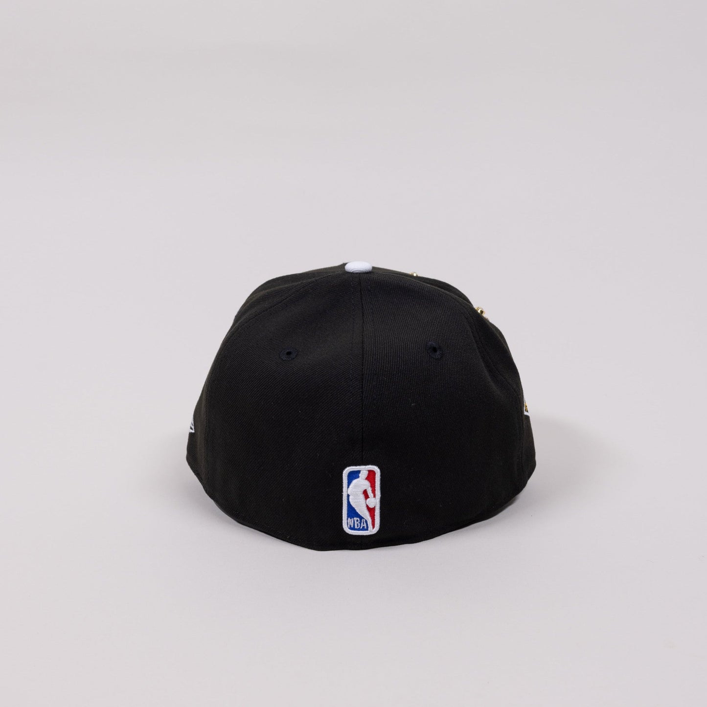 NEW ERA EXCLUSIVE 59FIFTY BLACK UPSIDE DOWN LOS ANGELES LAKERS W/ SIDE PATCH