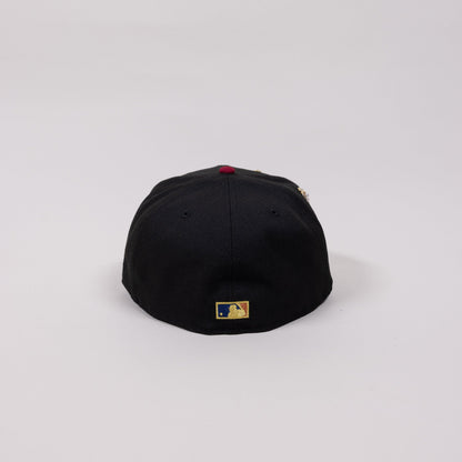 NEW ERA 59FIFTY BLACK/ NAVY MINNESOTA TWINS W/ 2014 ALL STAR GAME SIDE PATCH