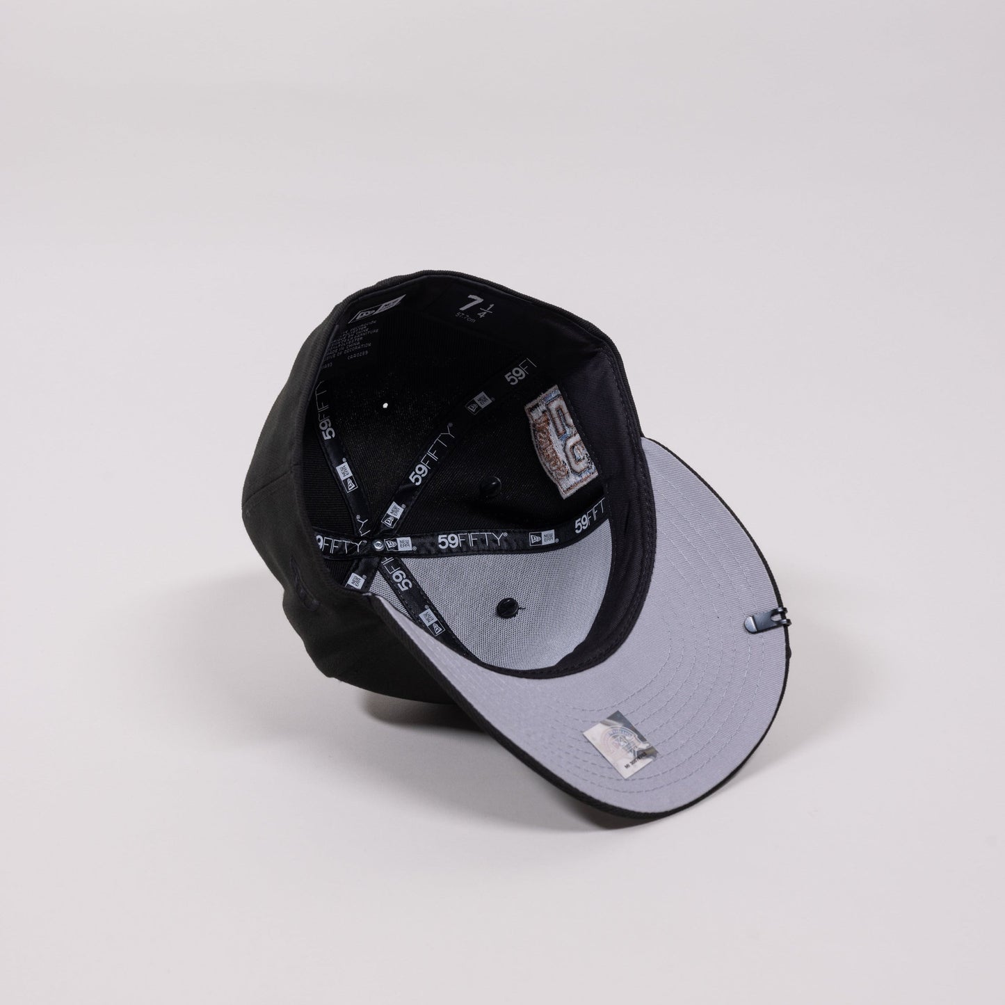 NEW ERA EXCLUSIVE 59FIFTY BLACK "SPACE ISLAND COWBOYS" W/ 50TH ANNIVERSARY SIDE PATCH