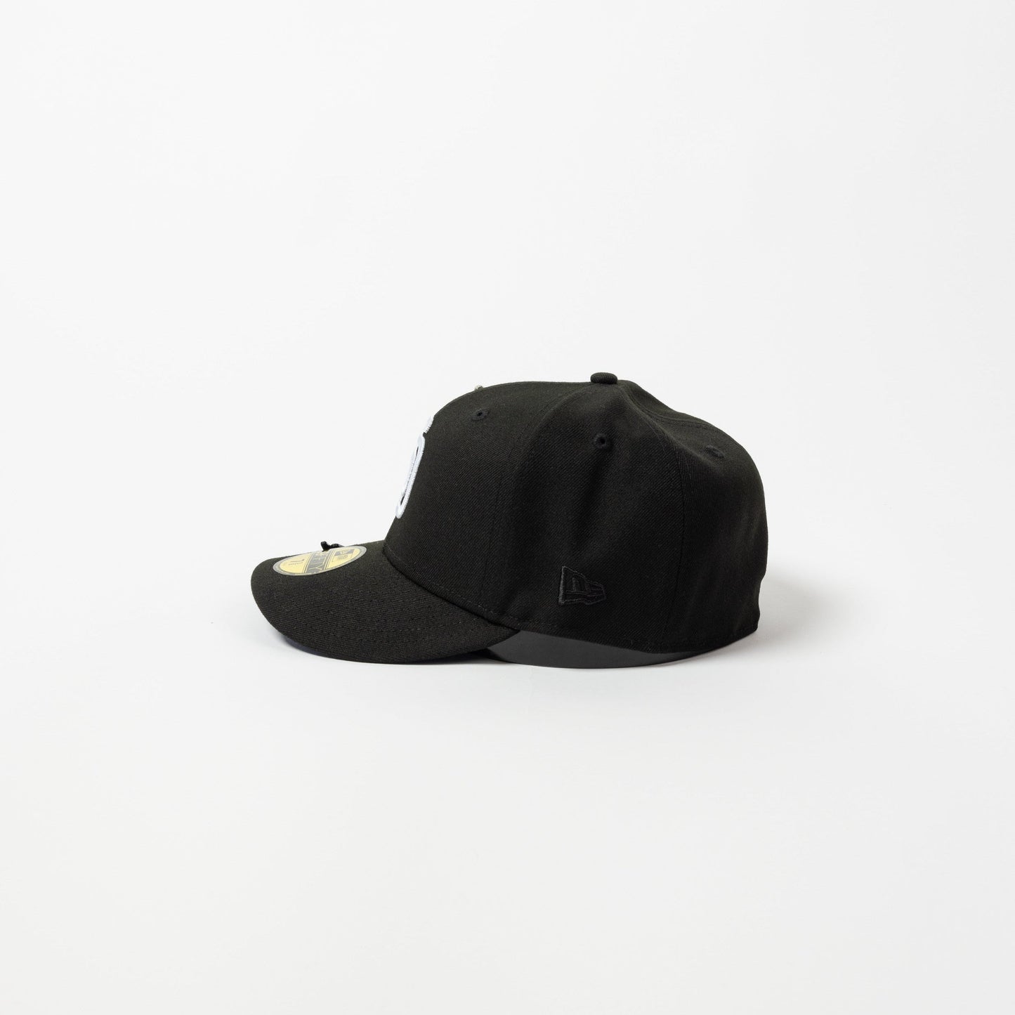 NEW ERA EXCLUSIVE 59FIFTY BLACK SAN DIEGO PADRES W/ 40TH ANNIVERSARY SIDE PATCH