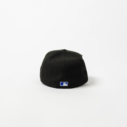 NEW ERA EXCLUSIVE 59FIFTY BLACK SAN DIEGO PADRES W/ 40TH ANNIVERSARY SIDE PATCH