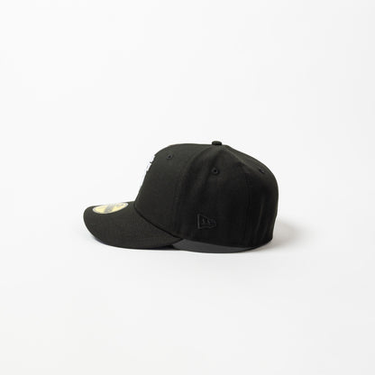 NEW ERA EXCLUSIVE 59FIFTY BLACK SAN FRANCISCO GIANTS W/ CANDLESTICH PARK SIDE PATCH