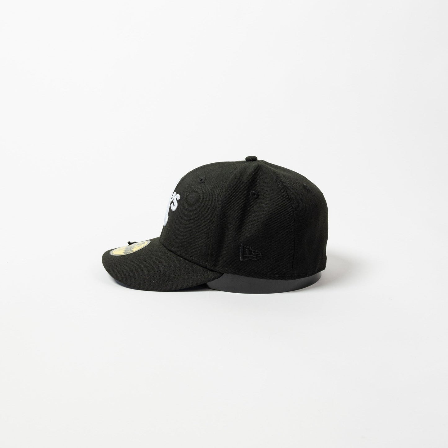 NEW ERA EXCLUSIVE 59FIFTY BLACK OAKLAND ATHLETICS W/ 1989 WORLD SERIES SIDE PATCH