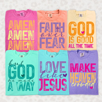 Christian Neon PNG Bundle