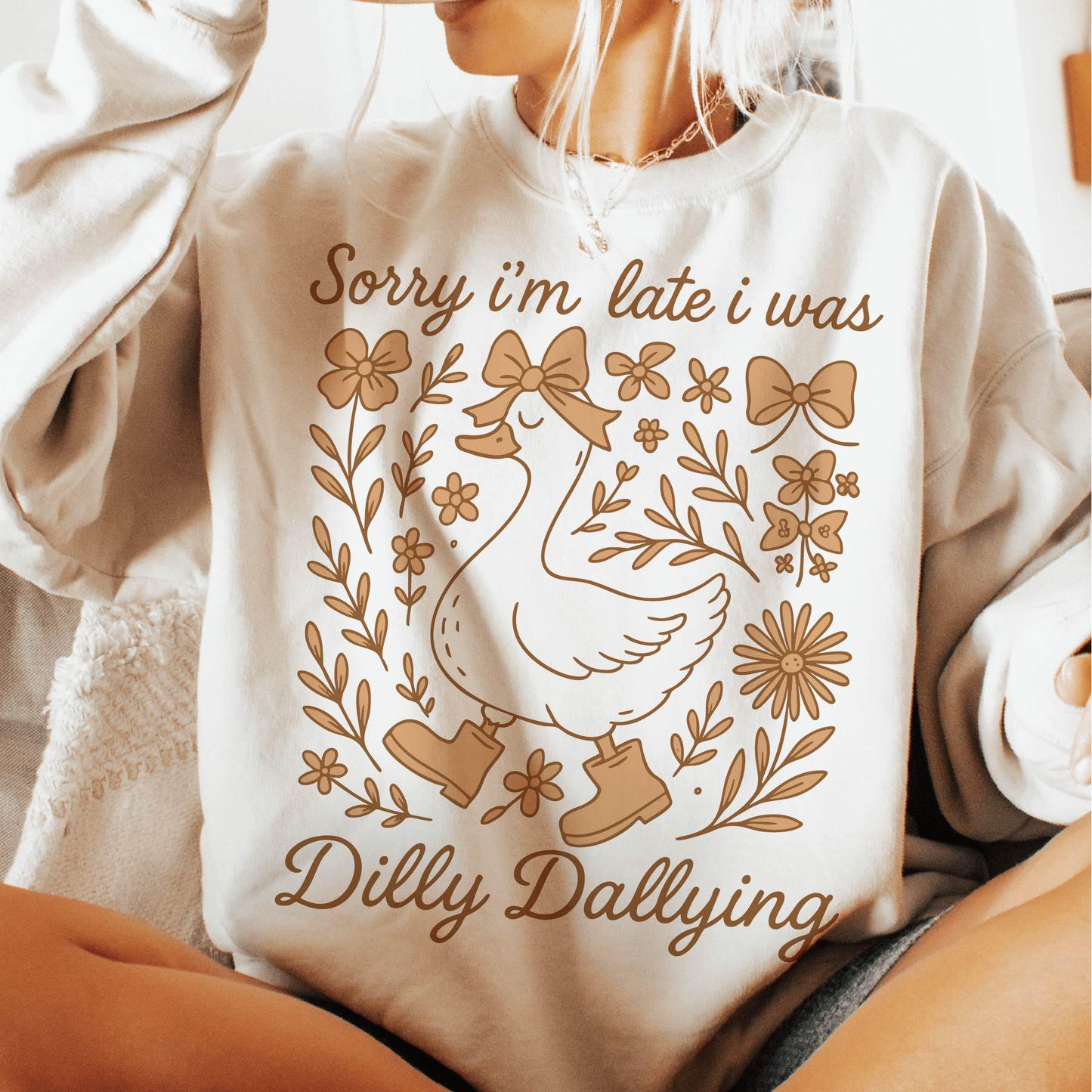 Dilly Dallying Goose PNG & SVG