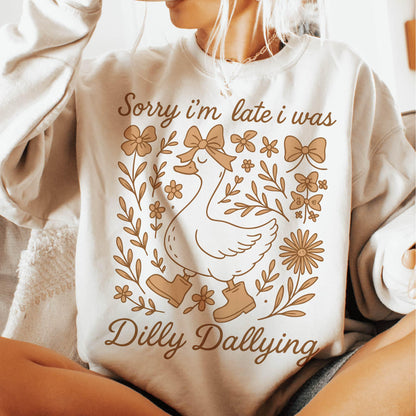 Dilly Dallying Goose PNG & SVG